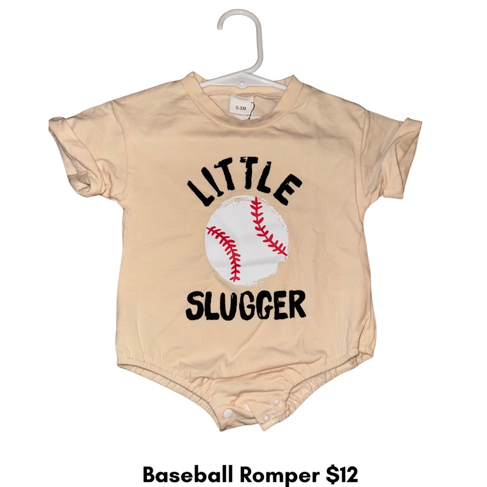 Little Slugger Baseball Romper